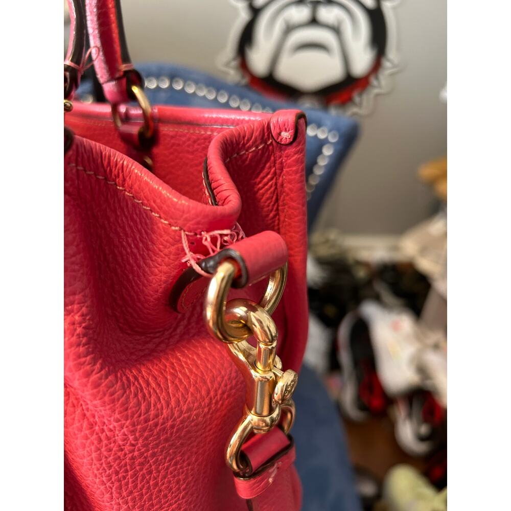 Coach Dempsey Pink Carry-All Bag with Patch - Picture 5 of 8
